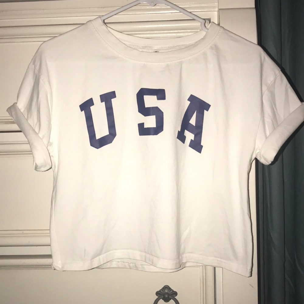 USA Crop Top